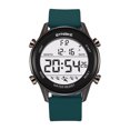thumbnail image 1 of Matsuzay Reloj retro con alarma configurada y tiempo de visualización Sistema de 12/24 horas para mujeres Reloj de silicona para hombres Electrónica verde oscuro, 1 of 1
