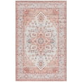 thumbnail image 2 of SAFAVIEH Tucson Alyx Oriental Machine Washable Area Rug, Light Rust/Beige, 4' x 6', 2 of 5