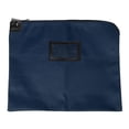 thumbnail image 1 of BankSupplies Bolsas de mensajería con cierre HIPAA | Azul marino | 19 ancho x 15 alto | Tela de nailon laminada duradera | Cerradura emergente de metal | para dinero monedas moneda cheques y documento, 1 of 5