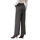 thumbnail image 3 of Pantalón de trabajo de cuadros para mujer INSPIRE CHIC, de pata ancha, recto y largo, en gris oscuro, estilo vintage de pata de gallo, talla S, 3 of 5