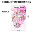 thumbnail image 2 of 100 pegatinas de flores naturales para álbumes de recortes, diseño retro, plantas, flores, pegatinas de pegado automático, pegatinas decorativas para álbumes de recortes, fundas para, 2 of 6