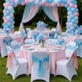 thumbnail image 5 of Fundas para sillas para eventos, 50 unidades, blancas, de spandex, 5 of 5