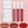 thumbnail image 1 of Matte Lipstick Set 3 Colors Long-Lasting Waterproof Velvet Lip Lipgloss Kit Cosmetics Gift Set for Girls Women New, 1 of 3