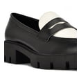 thumbnail image 3 of Nine West Maibel Women's Slip-On Loafers Color: Black White Size: 6.5, 3 of 3