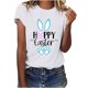 thumbnail image 1 of Camisetas con cuello redondo y estampado de Pascua para mujer, blusas femeninas cómodas a la moda, Tops Fridja  bn2840, 1 of 6