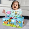 thumbnail image 4 of Caja de Pañuelos Montessori de Peluche Suave para Recién Nacidos, 2 Uds., Juguete para Bebé, Juguetes Educativos para Edades Tempranas en Edad Preesco Hugo juego sensorial, 4 of 10