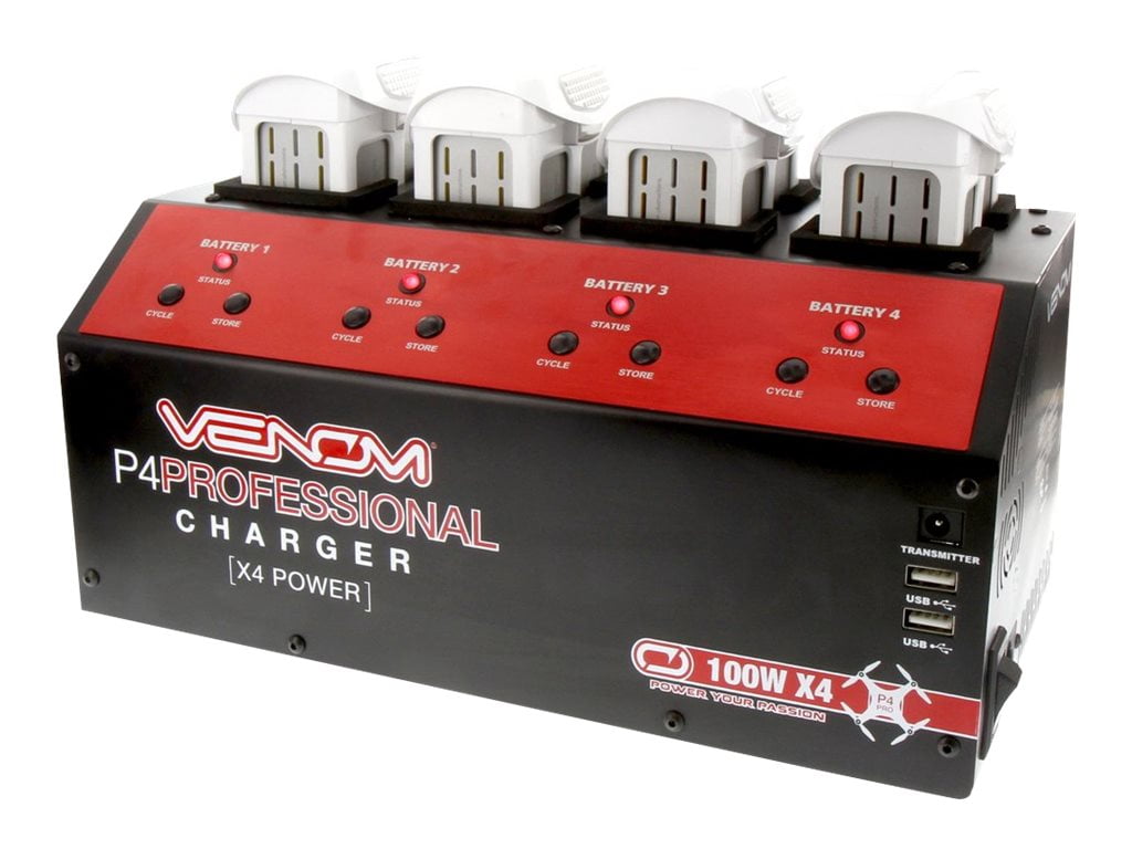 Venom P4 Professional Battery charger 4 x batteries charging 400 Watt 24 A for DJI