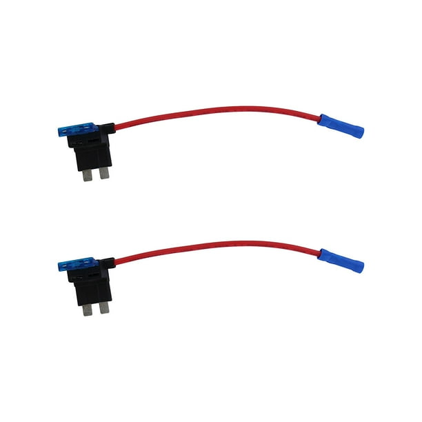 Automotive Fuse Tap 2pack 12V ATO 15A AMP Add a Circuit Blade Fuse
