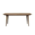 thumbnail image 3 of Pemberly Row Modern Solid Sheesham Wood Dining Table in Natural, 3 of 9