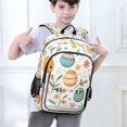 thumbnail image 6 of FORMRS Unisex School Backpack 17" Student Travel Bag with Laptop Compartment, Floral Easter Eggs, 6 of 7
