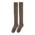 thumbnail image 2 of Medias largas de invierno Sunnimix Calcetines suaves hasta la rodilla 50 cm Café, 2 of 8