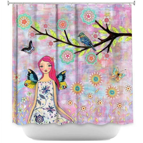 Shower Curtains - DiaNoche Designs - Butterfly Fairy