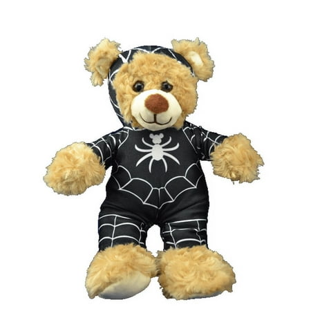 Black Spider Morph Suit 6 -10 Spider Outfit Plush Toy Costume Dress-Up Play for Stuffed Animals