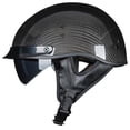 thumbnail image 1 of Casco de Motocicleta VCOROS Fibra de Carbono Medio Rostro Negro Brillante M, 1 of 8