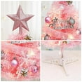 thumbnail image 4 of Wzzjkit Mini Christmas Tree Christmas Pink Tree Artificial Christmas Tree Small Christmas Tree Tabletop Christmas Tree Holiday Decoration for Home, Office, Party, 4 of 6