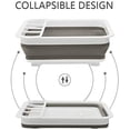 thumbnail image 3 of Kitchen Foldable Dish Rack Drain Bowl Cutlery Tray Portable Drying Rack Household Shelf Tableware Storage Rack, 3 of 6