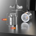 thumbnail image 2 of ZOSIX [2 Pack] Wine Stopper - Stainless Steel, 100% Leak-Proof, Reusable Premium Wine Saver Accessories Gift, 2 of 6