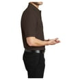 thumbnail image 5 of Mafoose Male Silk Touch Polo Men Extended T-Shirts Coffee Bean XL, 5 of 7