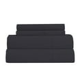 thumbnail image 2 of JML Twin Bed Sheet Set 4 Piece Black,Soft Microfiber Fade & Stain Resistant Sheet Set, 2 of 6