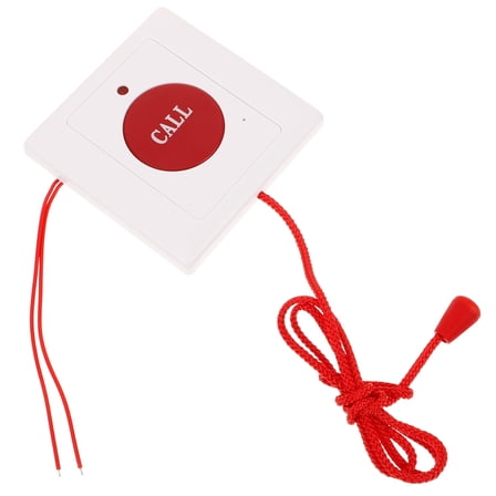 HEANUJJ Emergency Alert Device for Seniors with Rope Design, White Plastic, Easy to Use Personal Safety Pendant