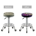 thumbnail image 5 of Naloa Mushrooms and Skull Round Bar Stool Cushion Cover 12-14 inch, Fits Kitchen, Office, Restaurant Chairs - 13 inch, 5 of 7
