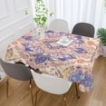 thumbnail image 5 of BZSMCE Square Tablecloth Elegant Floral Harmony Pattern Tableclothes, 5 of 9