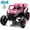 Pink, variant on Joyracer 24 Volt Ride on Toys for Kids, 4WD Electric Power UTV Wheels with 800W Motors, Remote Control, Bluetooth, Spring Suspension, LED Light, Green