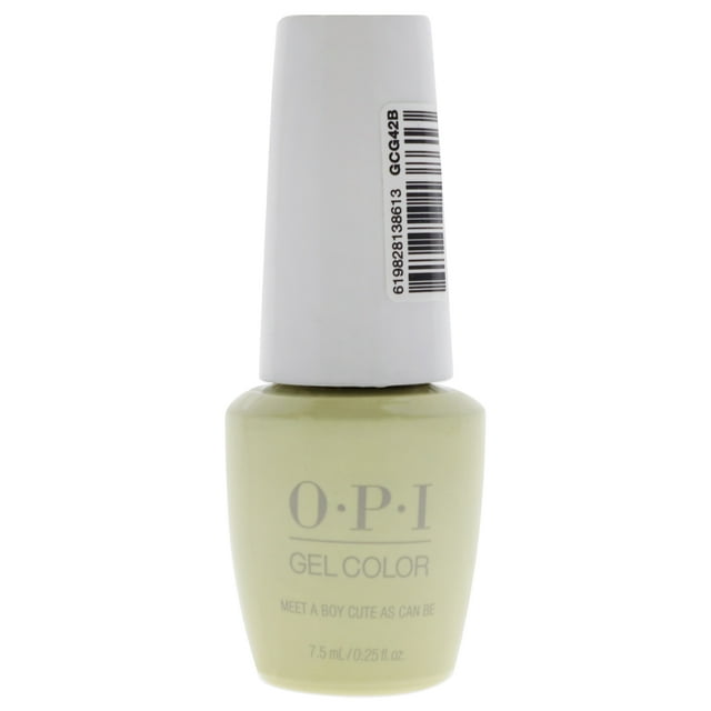 GelColor - GC G42B Meet a Boy Cute As Can Be de OPI para mujeres - Esmalte de uñas de 0,25 oz OPI OPI GelColor - GC G42B Meet a Boy Cute As Can Be Esmalte de uñas Dama 0.25oz