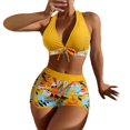 thumbnail image 2 of Fvwitlyh Maillots de Bain pour Femmes Ensemble Bikini Taille Haute String Plage 10, 2 of 4