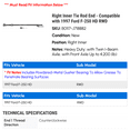 thumbnail image 2 of Right Inner Tie Rod End - Compatible with 1997 Ford F-250 HD RWD, 2 of 2