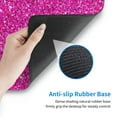thumbnail image 6 of Bingfone Rose Red Glitter Large Gaming Mouse Pad,Extended Desk Mousepad With Stitched Edges,Non-Slip Base,Water Resist Keyboard Pad For Gamer, Office & Home, 29.5 X 16 In, 6 of 9