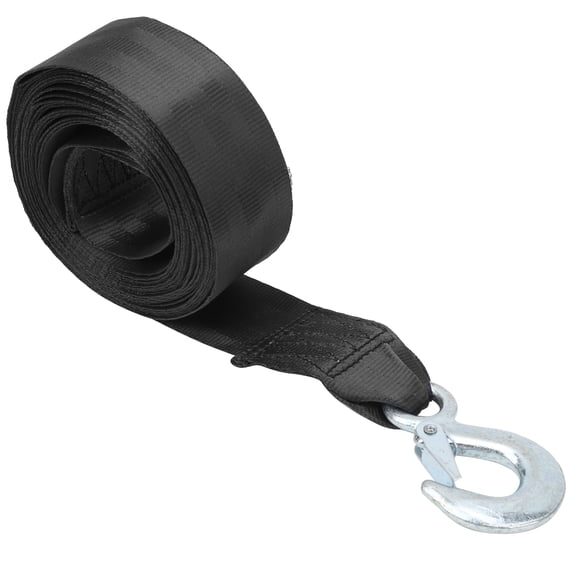 6M Heavy Duty Trailer Winch Belt - 2 Inch Wide High Strength Polyester Replacement Strap for Boat and Marine Trailers