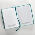 thumbnail image 6 of Christian Art Gifts Classic Handy-sized Journal Strength and Dignity Proverbs 31 Woman Bible Verse Inspirational Scripture Notebook w/Ribbon, Faux Leather Flexcover 240 Ruled Pages, 5.7" x 7", Teal, 6 of 6