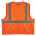 thumbnail image 2 of Ergodyne Glowear 8225Z Type R Class 2 Standard Solid Vest, Orange, 4XL/5XL, 2 of 2