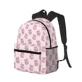 thumbnail image 2 of Daiia Pink Disco Ball School Backpack for Men Women, Unisex Large Waterproof Bookbag Schoolbag Casual Daypack for High School/College/Teens/Travel/Work Black, 2 of 8