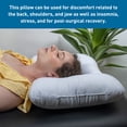 thumbnail image 5 of Body Sport Cervical Support Pillow for Neck Discomfort, Standard, 24" x 16", 5 of 7