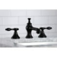 thumbnail image 3 of Kingston Brass KC7060TAL Tudor 8 in. Widespread Bathroom Faucet, Matte Black, 3 of 5