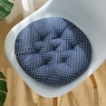 thumbnail image 4 of Sunsanly Diameter:11.81"/15.75"/17.72" Round Bistro Seat Cushions, Tufted Waterproof Patio Floor Chair Pads for Home Garden Balcony Kitchen Office Porch, Various colors and patterns Optional, 4 of 8
