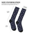 thumbnail image 4 of Pofeuu Anchors Print Compression Socks for Women & Men Circulation - Best Support for Nurses,Running,Athletic,Sports, 4 of 7