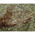 thumbnail image 4 of oneOone Silk Tabby Fabric Stripe & Square Geometric Â Printed Craft Fabric BTY 42 Inch Wide, 4 of 4
