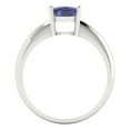 thumbnail image 4 of 1.5 ct Cushion Cut Simulated Tanzanite Solitaire Engagement Ring for Women in 18K White Gold, 4 of 5