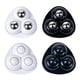 thumbnail image 1 of 4 poleas giratorias adhesivas sin ruido para contenedores, caja de almacenamiento, muebles (blanco A), 1 of 4