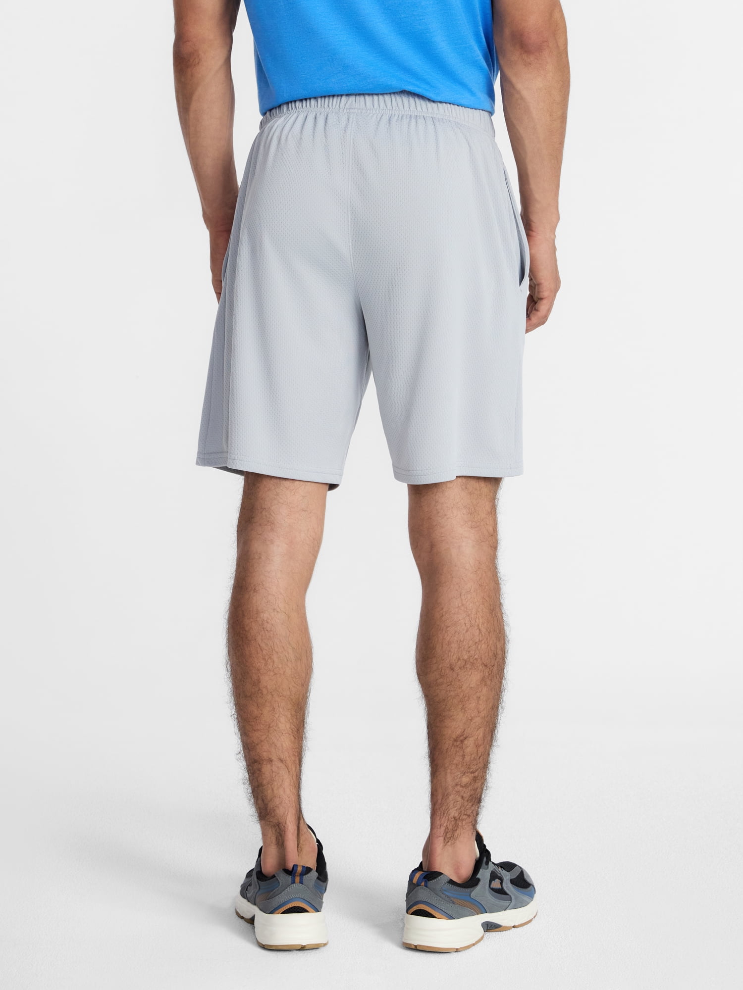 Athletic Works Men's and Big Men's Active Mesh Shorts, 9" Inseam, Sizes XS-5XL