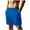 Blue, variant on Mens Casual Shorts Drawstring Lightweight Breathable Summer Beach Swim Shorts with Pockets