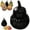 Black, variant on Pumpkin Shaped Glass Storage Jar with Sealed Lid, Aesthetic Glass Candy Container, Decorative Halloween Glass Jar for Dried Snacks Candy, Tabletop Ornament for Living Room Mantel Tray Home Decor