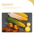 thumbnail image 5 of 4pcs modelo de maíz artificial simulación realista de maíz falso decoración de vegetales falsos, 5 of 5