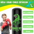 thumbnail image 6 of JUOIFIP Kids Inflatable Punching Bag, 66", 2.5 lb, Green, 6 of 8