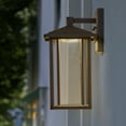 thumbnail image 6 of Maxxima LED Outdoor Wall Light Seeded Glass, Dusk to Dawn Sensor, 1000 Lumens, 3000K Warm White, 6 of 11