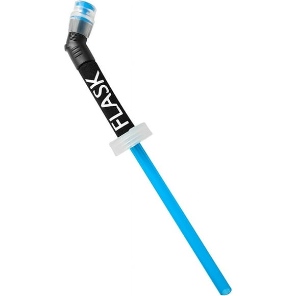 Replacement Straw for Soft Flask Running Water Bottles for Hiking Cycling (Black)
