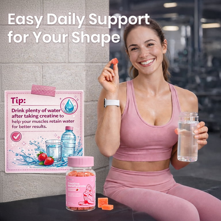 l carnitine taurine Creatine Gummies for Women, 3000mg Creatine Monohydrate with BCAA, L- Carnitine, Taurine, Vitamin B12 & B6, Vegan Sugar Free Creatine Complex for Muscle Growth, Strength, Endurance & Post Workout Reco CBDa Frontline Formulations L Carnitine Type:Single (1.6 OZ)